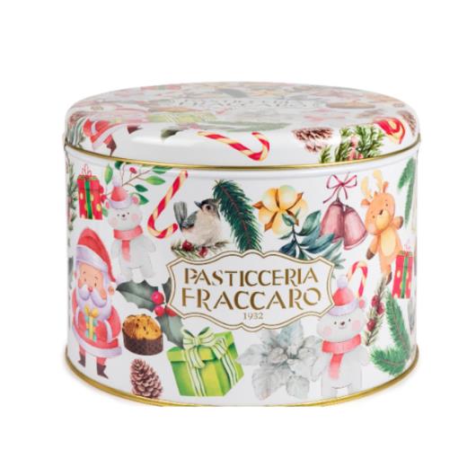 Panettone Italiano Fraccaro Gotas de Chocolate Lata 750g - Imagem em destaque