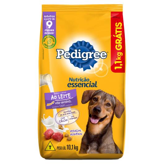 Alimento para Cães Adultos 9+ Carne ao Leite Pedigree Nutrição Essencial Pacote 10,1kg Grátis 1,1kg - Imagem em destaque