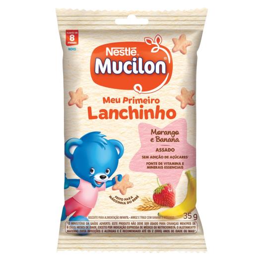 Snack Mucilon Morango e Banana 35g - Imagem em destaque