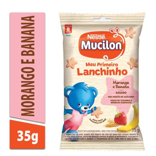 Snack Mucilon Morango e Banana 35g - Imagem em destaque