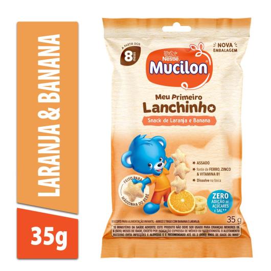 Snack Mucilon Laranja e Banana 35g - Imagem em destaque