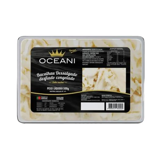 Bacalhau Oceani Dessalgado Desfiado Congelado 500g - Imagem em destaque