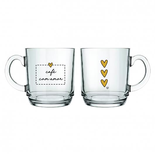 Caneca Aspen Love Café Com Amor 300ml - Imagem em destaque