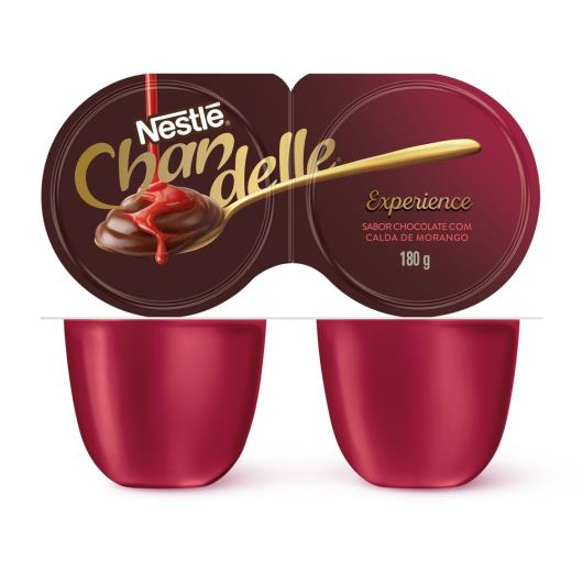 Sobremesa CHANDELLE Chocolate com Calda de Morango 180g - Imagem em destaque