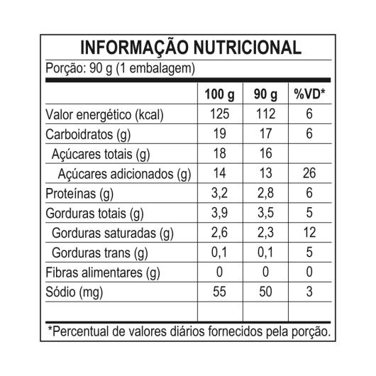Sobremesa CHANDELLE Chocolate com Calda de Morango 180g - Imagem em destaque