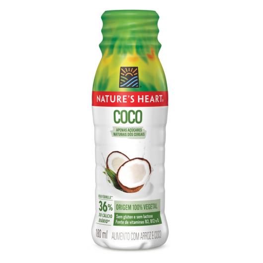 Bebida Vegetal NATURES HEART Sabor Coco 180ml - Imagem em destaque