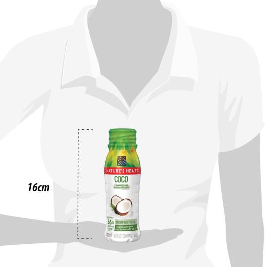 Bebida Vegetal NATURES HEART Sabor Coco 180ml - Imagem em destaque