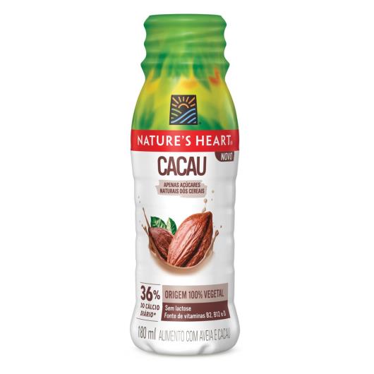 NATURES HEART Bebida Vegetal Sabor Cacau 180ml - Imagem em destaque