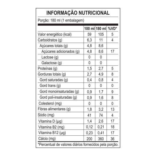 NATURES HEART Bebida Vegetal Sabor Cacau 180ml - Imagem em destaque