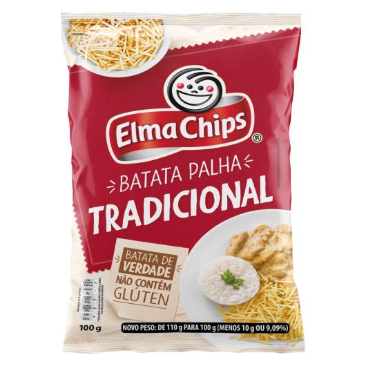 Batata Palha Tradicional Elma Chips Pacote 100g - Imagem em destaque