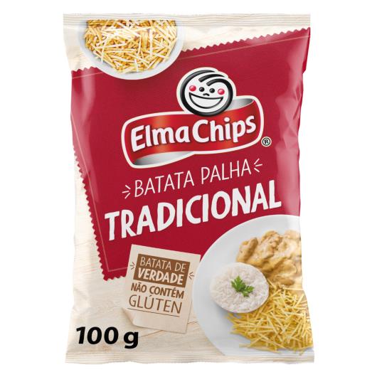 Batata Palha Tradicional Elma Chips Pacote 100g - Imagem em destaque