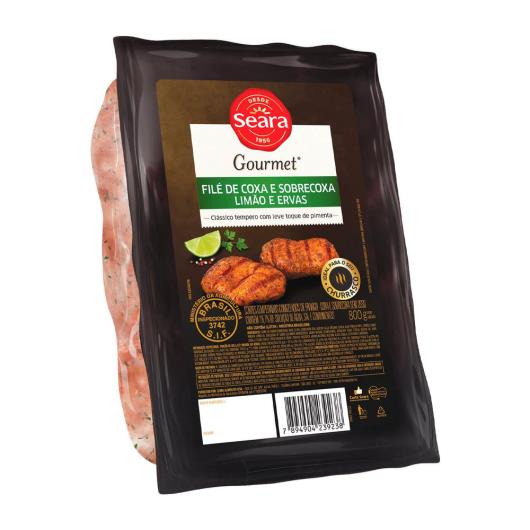 Filé de Coxa e Sobrecoxa Limão e Ervas Seara Gourmet 800g - Imagem em destaque