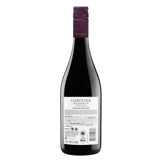 Vinho Chileno Tinto Seco Reserva Santa Carolina Pinot Noir Valle de Leyda Garrafa 750ml - Imagem em destaque