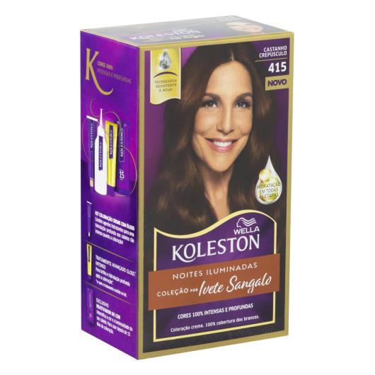 Kit Coloração Creme 415 Castanho Crepúsculo Wella Koleston Noites Iluminadas por Ivete Sangalo - Imagem em destaque