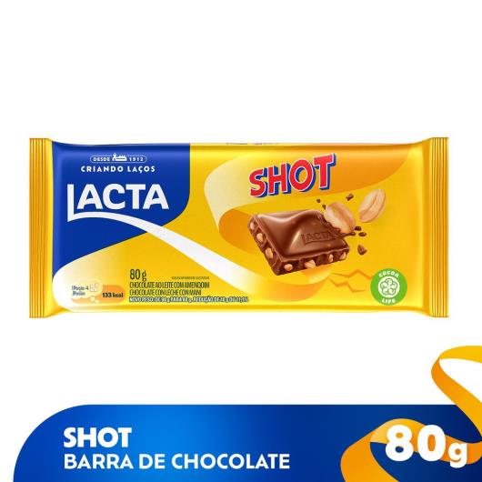 Chocolate Lacta Shot 80g - Imagem em destaque