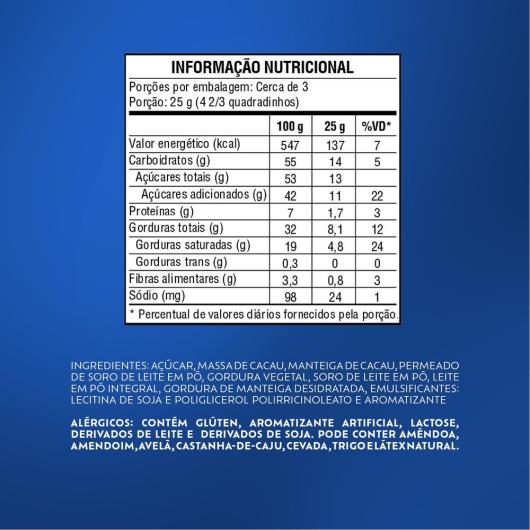 Chocolate ao Leite Lacta Pacote 80g - Imagem em destaque