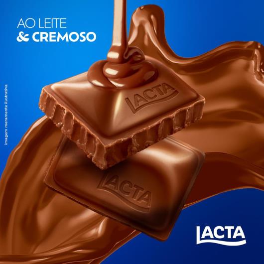 Chocolate ao Leite Lacta Pacote 80g - Imagem em destaque