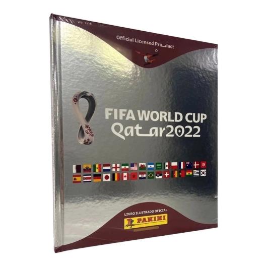 Álbum Copa do Mundo 2022 - Capa Dura Prata - Imagem em destaque