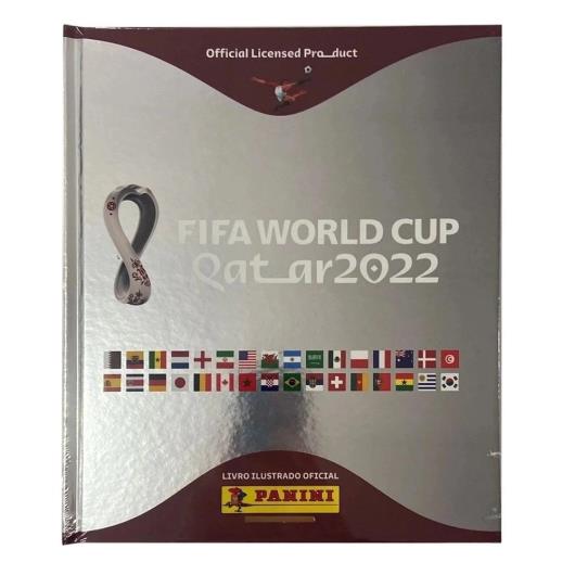 Álbum Copa do Mundo 2022 - Capa Dura Prata - Imagem em destaque