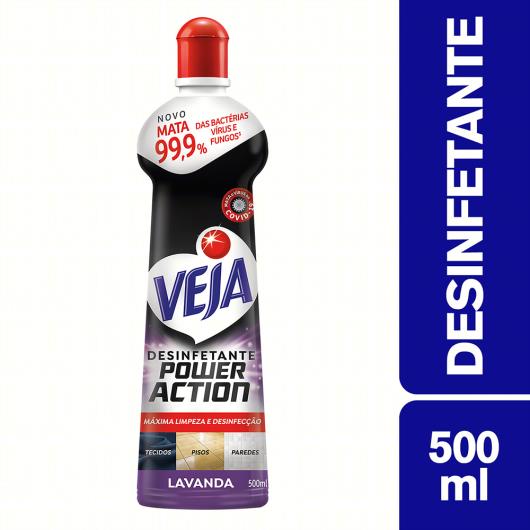 Desinfetante Lavanda Veja Power Action Squeeze 500ml - Imagem em destaque