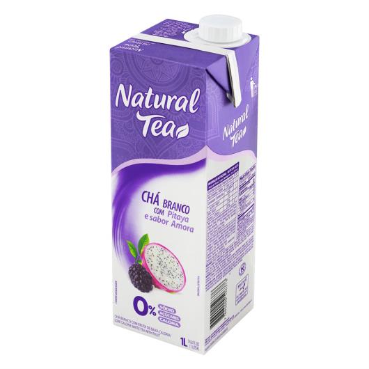 Chá Branco Pitaya e Amora Zero Açúcar Natural Tea Caixa 1l - Imagem em destaque