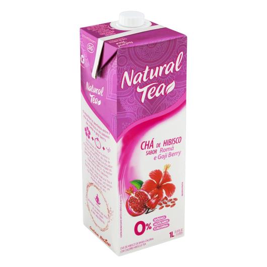 Chá Hibisco, Romã e Goji Berry Zero Açúcar Natural Tea Caixa 1l - Imagem em destaque