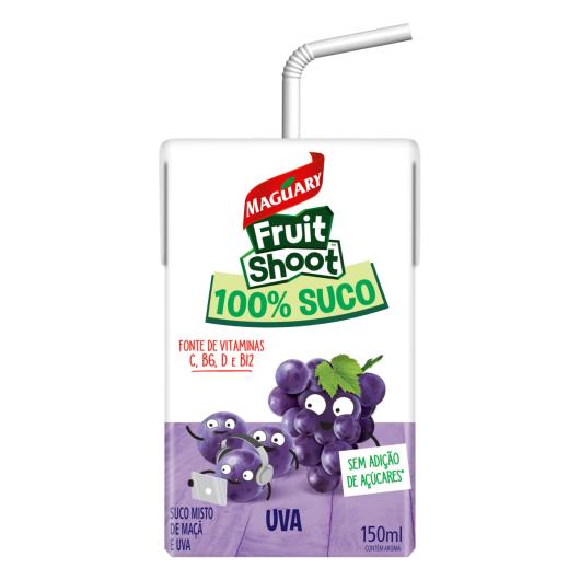 Suco Uva Maguary Fruit Shoot Sem Açúcar Caixa 150ml - Imagem em destaque