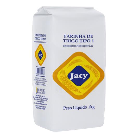 Farinha de Trigo Tipo 1 Jacy Pacote 1kg - Imagem em destaque