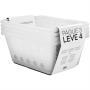 Kit Cestas Organizadoras Brinox Coza Natural 4 Unidades