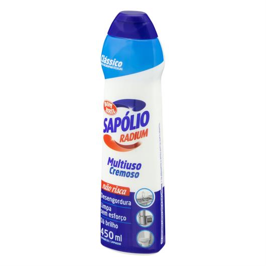 Saponáceo Cremoso Multiuso Clássico Sapólio Radium Squeeze 450ml - Imagem em destaque