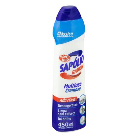 Saponáceo Cremoso Multiuso Clássico Sapólio Radium Squeeze 450ml - Imagem em destaque