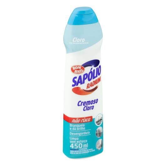 Saponáceo Cremoso Cloro Sapólio Radium Squeeze 450ml - Imagem em destaque