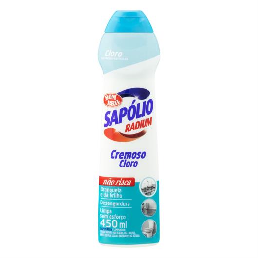 Saponáceo Cremoso Cloro Sapólio Radium Squeeze 450ml - Imagem em destaque