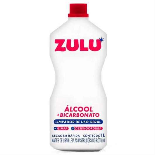 Álcool com Bicarbonato Zulu 1l - Imagem em destaque