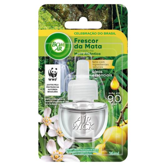 Odorizador de Ambiente Frescor da Mata Bom Ar Air Wick Celebração do Brasil Blister 16ml Refil - Imagem em destaque