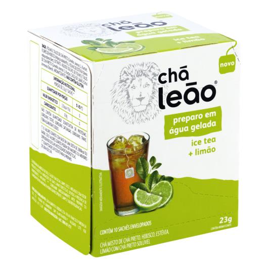 Chá Ice Tea Limão Chá Leão Caixa 23g 10 Unidades - Imagem em destaque