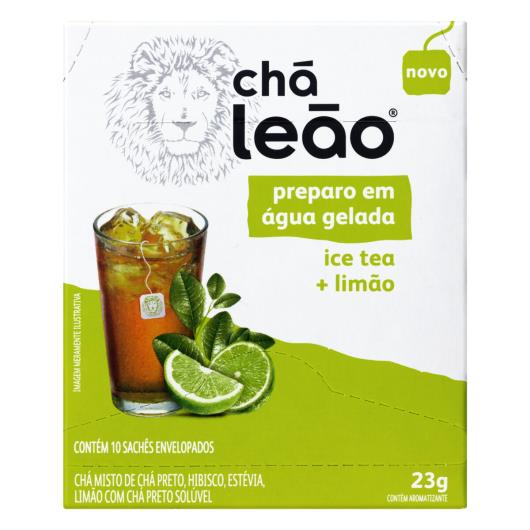 Chá Ice Tea Limão Chá Leão Caixa 23g 10 Unidades - Imagem em destaque