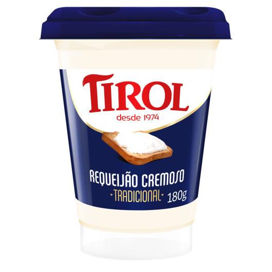 Requeijão Cremoso Tradicional Tirol Copo 180g - Imagem em destaque