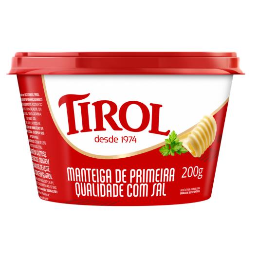 Manteiga com Sal Tirol Pote 200g - Imagem em destaque