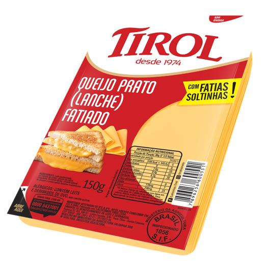 Queijo Prato Fatiado Tirol 150g - Imagem em destaque