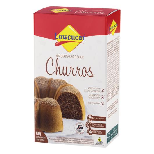 Mistura para Bolo Churros Lowçucar Caixa 150g - Imagem em destaque