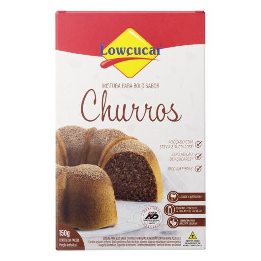 Mistura para Bolo Churros Lowçucar Caixa 150g - Imagem em destaque