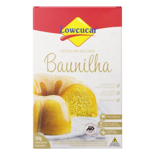 Mistura para Bolo Baunilha Lowçucar Caixa 150g - Imagem em destaque