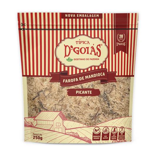 Farofa de Mandioca D'Goiás Picante 250g - Imagem em destaque
