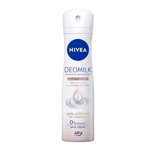 Antitranspirante Aerossol Pele Uniforme Nivea Deomilk Beauty Elixir 150ml - Imagem em destaque