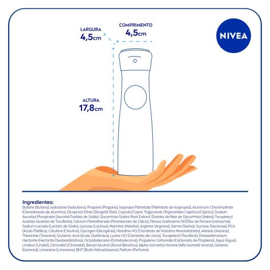 Antitranspirante Aerossol Pele Uniforme Nivea Deomilk Beauty Elixir 150ml - Imagem em destaque