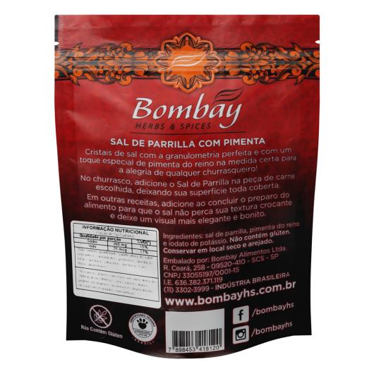 Sal de Parrilla com Pimenta Bombay Herbs & Spices Pouch 500g - Imagem em destaque