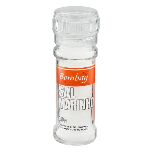 Sal Marinho com Moedor Bombay Herbs & Spices Vidro 100g - Imagem em destaque