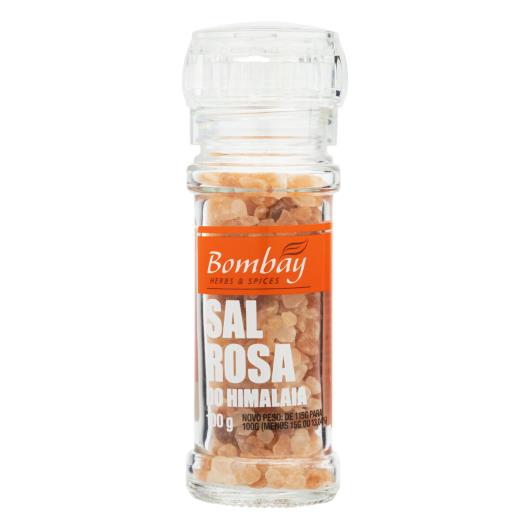 Sal Rosa do Himalaia com Moedor Bombay Herbs & Spices Vidro 100g - Imagem em destaque