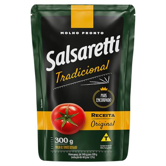 Molho de Tomate Tradicional Salsaretti Sachê 300g - Imagem em destaque